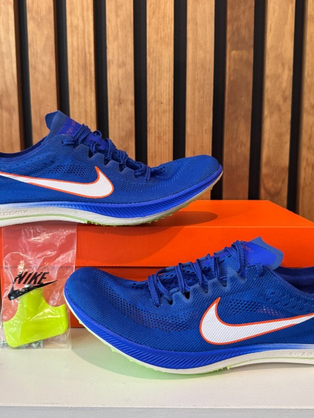 Nike ZoomX Dragonfly Track Spikes Blue CV0400-400 Womens Size 6.5 / Men Size 5